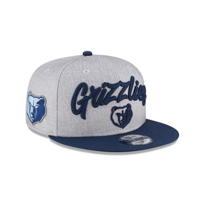 Sapca New Era Memphis Grizzlies NBA Official NBA Draft 9FIFTY Snapback - Gri